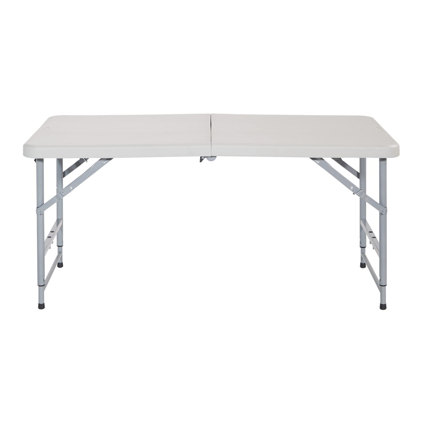 Office Star Products 121.9cm Height-Adjustable Folding Table Light Gray