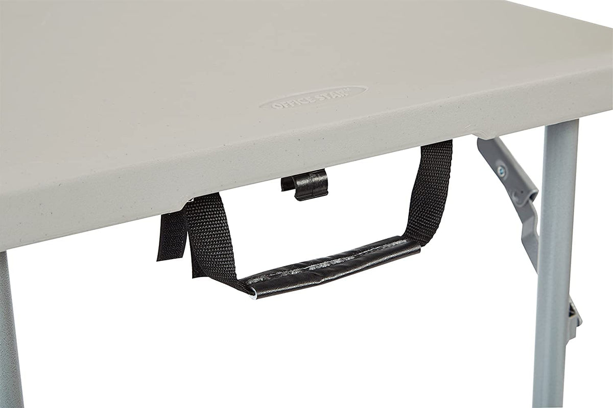 Office Star Products 121.9cm Height-Adjustable Folding Table Light Gray