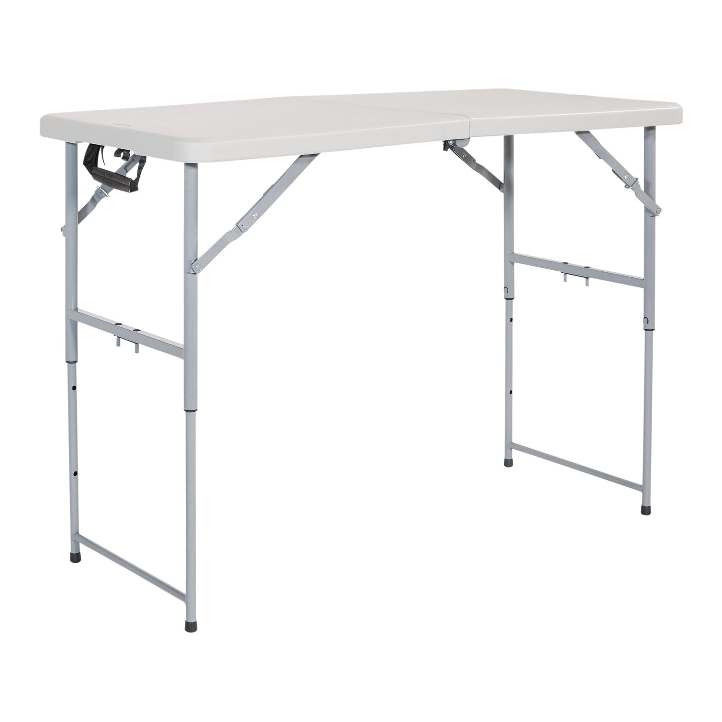 Office Star Products 121.9cm Height-Adjustable Folding Table Light Gray