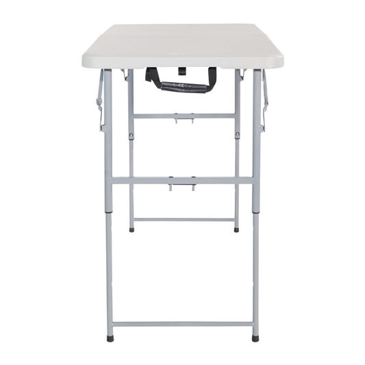 Office Star Products 121.9cm Height-Adjustable Folding Table Light Gray